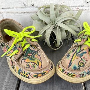 Hand-painted Sperry Topsiders